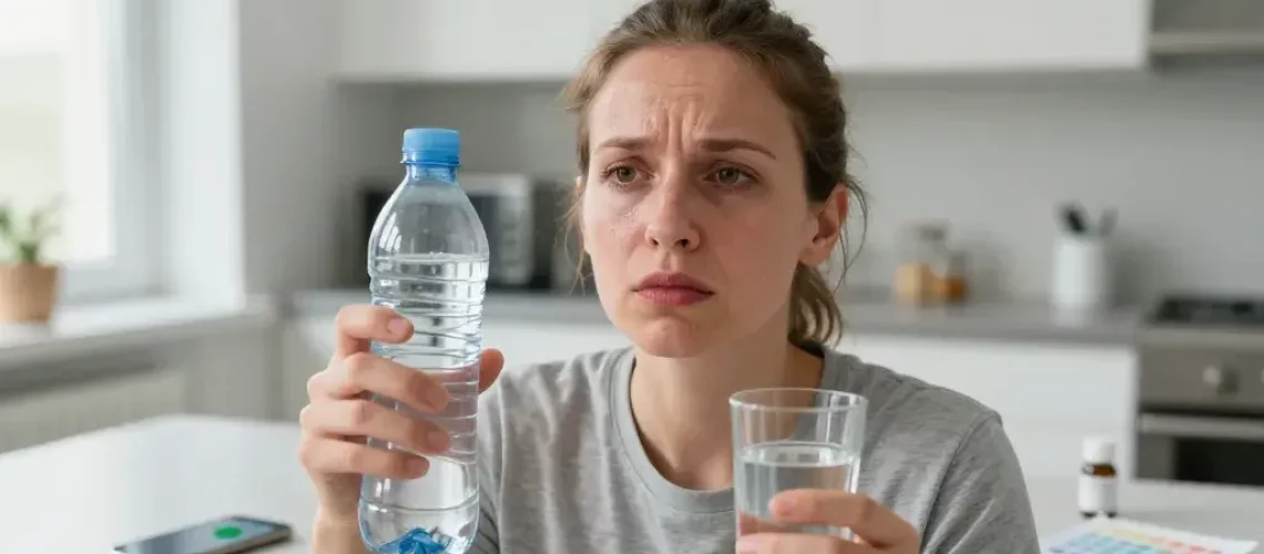 Je bois beaucoup d'eau mais je suis déshydraté