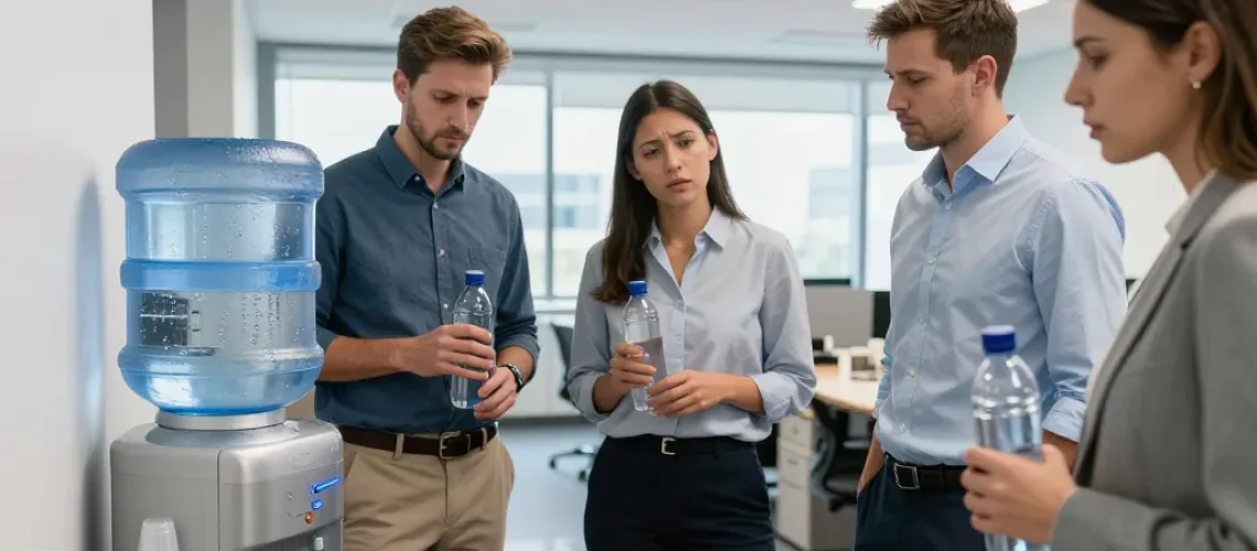 Remplacer les bouteilles d'eau en plastique en entreprise : pourquoi les fontaines réseau ne suffisent pas
