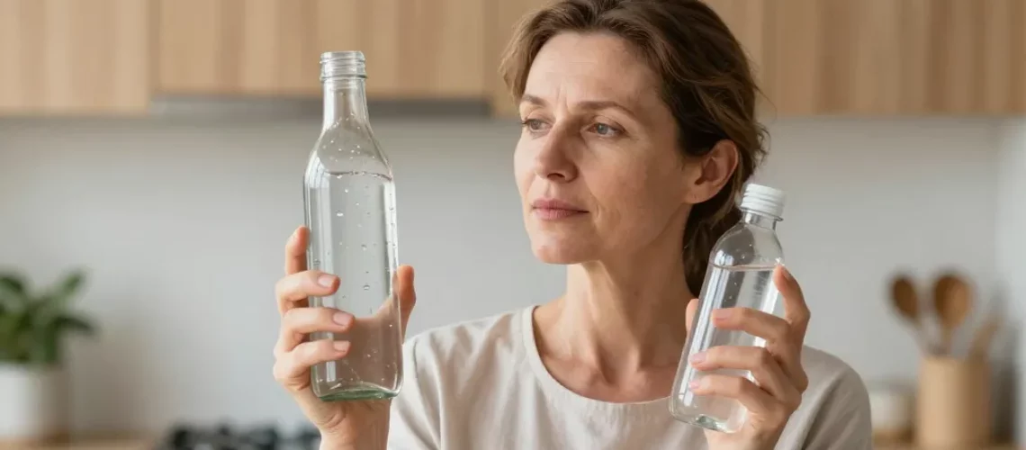 Verre vs plastique